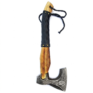 <b>Viking</b> <b>Axe</b> with High Carbon Steel Head and Beautiful Wood Handle Industrial Grade Hatchet and <b>Axes</b> for Outdoor DIY New Design - Product Image 1
