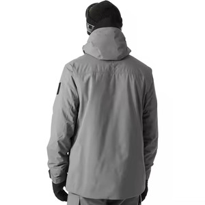 Veste de pluie à capuche 100% polyester imperméable, respirante et coupe-vent avec logo personnalisé pour hommes adultes, envoyée par Dress Sports - Product Image 4