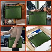 Sac de documents ignifuge et verrouillable, pochette étanche en gel de silice pour argent liquide, passeport et objets de valeur, marque YHX