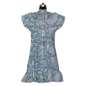 Vestido de Verano 2026, Nuevo Estilo de Moda para Mujer, Vestido de Manga Corta con Estampado Floral, Elegante, Holgado e Informal - Product Image 4
