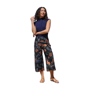 Pantalons imprimés pour femmes avec un imprimé bohème élégant pour les vacances et les loisirs - Product Image 1