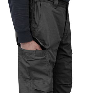 Men's <b>Black</b> Cargo <b>Work</b> <b>Pants</b> Multi Pocket Durable Utility Trousers Abrasion Resistant Industrial Wear - Product Image 3
