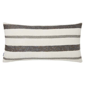 Terra 056 Striped <b>Decorative</b> <b>Pillow</b> Cover Washable Minimalist Style Insert IncludedEnvelope Closure for Home Decor and <b>Throws</b> - Product Image 3