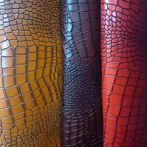 Matériau texturé en similicuir imprimé à effet croisé exceptionnel de qualité supérieure pour la fabrication de sacs à main, ceintures, chaussures et projets artistiques DIY de luxe - Product Image 5