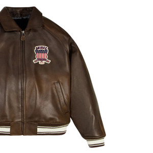 Best Price Women's Leather Avirex <b>Jacket</b> Premium Winter <b>Jacket</b> Genuine Leather Windproof Waterproof All Sizes Available - Product Image 2