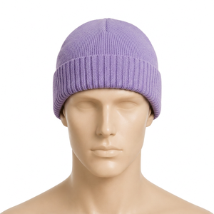 Bonnet d'hiver en gros avec étiquettes tissées personnalisées pour marques de vêtements – Production en vrac de bonnets tricotés pour les acheteurs de vêtements de détail – Fournisseur de chapeaux - Product Image 4