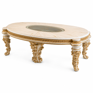 Bespoke Birmingham Style <b>Dining</b> Room Furniture Set Handcrafted Royal <b>Dining</b> <b>Table</b> and <b>Chairs</b> for Villas & Luxury Homes USA - Product Image 4