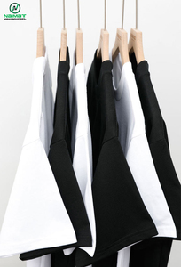 เสื้อยืดคอกลมโอเวอร์ไซส์ผ้าฝ้าย 100% พิมพ์โลโก้ตามสั่ง สีดำ สำหรับผู้ชาย เนื้อผ้าหนา ระบายอากาศได้ดี ไม่เป็นขุย - Product Image 2