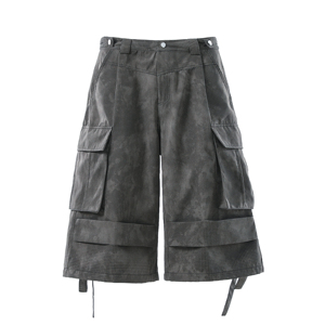 Shorts de Mezclilla Premium para Hombre, Algodón Suave Elástico, Cintura Media, Corte Recto, Ecológicos, Cómodos, Ropa Casual de Verano, OEM ODM - Product Image 5