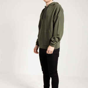 Sweat à capuche unisexe en molleton bouclette 450 g/m² de haute qualité, coupe ample, personnalisable, style streetwear - Product Image 4