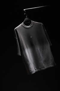 T-shirt délavé effet soleil dégradé personnalisé de haute qualité 2026, 100 % coton, coupe ample à épaules tombantes pour homme - Product Image 6