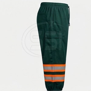 Pantalon de travail de sécurité ANSI Classe 2 imperméable avec ceinture extensible pour mouvements actifs, construction professionnelle et durable - Product Image 2