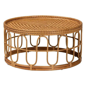 Console en rotin de haute qualité pour la décoration du salon, console d'entrée festonnée en rotin, fabrication artisanale, OEM personnalisé, Vietnam - Product Image 4