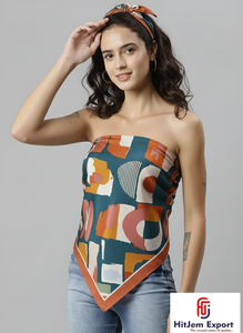 Bufandas cuadradas suaves y ligeras Tela Premium Accesorios de moda al por mayor Perfecto para pedidos de MOQ bajos - Product Image 3