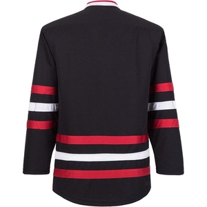 Ealer H900 Series Ice Hockey Jersey Adult Unisex Quick Dry Sublimated Practice Wear, Turn-<b>Down</b> Collar, 420 GSM - Product Image 2