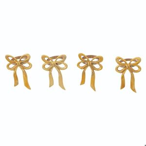 Anillo de Servilleta Metálico de Estilo Exclusivo Diseñado para Decoración de Hogar de Lujo con Acabado Pulido y Cuerpo de Metal Sólido - Product Image 1