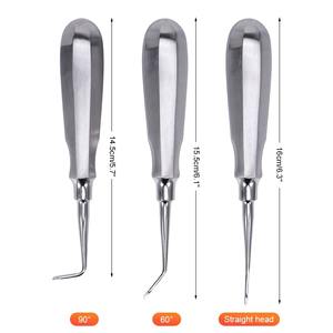 Herramientas Dentales de Acero Inoxidable para Coronas Rota, Pinza Curva para Remover Coronas, Elevadores de Raíces, Instrumento Quirúrgico para Dentistas - Product Image 6