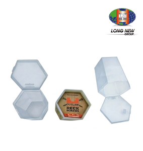 Caja Organizadora de Herramientas de Plástico PP/ABS/PC Hexagonal LONGNEW para Tornillos, Tuercas y Pernos - Product Image 3