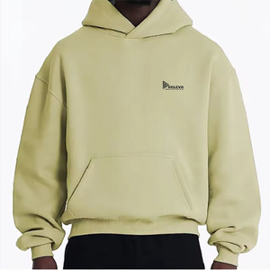 Vente en gros de sweats à capuche pour hommes, 600 GSM, poids lourd |   100% coton, coupe classique, tissu polaire à motifs personnalisés fabriqué au Pakistan - Product Image 4