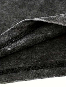 Camiseta con Lavado Ácido Directo de Fábrica, Algodón Peinado Premium con Dobladillos de Doble Aguja de Resistencia Industrial, Pedidos al por Mayor - Product Image 3