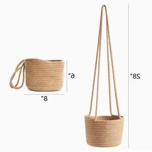 Custom Jute <b>Tree</b> Pot Cover – Handmade Eco Friendly <b>Planter</b> <b>for</b> Branding, Retail and Garden Shops - Product Image 5