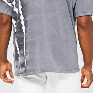 T-shirts pour hommes de haute qualité, surdimensionnés, logo personnalisé, 100% coton, manches courtes, légers, respirants, col rond, t-shirts pour hommes - Product Image 6