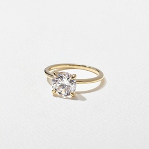 Classic 2ct Round Cut IGI Certified Lab Grown Diamond Solitaire Engagement <b>Ring</b> 14K Gold Timeless Luxury Bridal <b>Wedding</b> Jewelry - Product Image 3