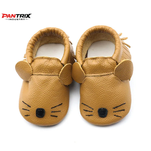 Zapatos de Cuero para Bebé, Suela Suave, Primeros Pasos, Cómodos, Transpirables, Ligeros, Diseño de Primera Calidad - Product Image 1