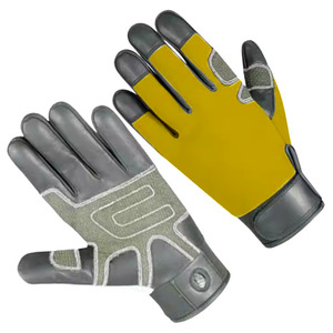 Gants de sécurité anti-coupure de qualité supérieure, résistants et renforcés, en cuir de chèvre pleine fleur, pour mécaniciens - Product Image 2