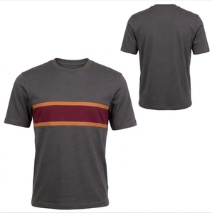 T-shirt décontracté pour homme de haute qualité, col rond, coupe classique, manches courtes, impression numérique, logo sur le devant, respirant - Product Image 2