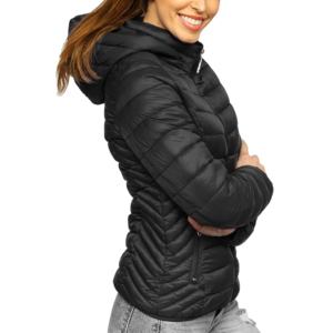 Custom Factory Oversize Outdoor Unisex Knitted Breathable Puffer Jacket Women <b>Waterproof</b> Windproof Hooded Winter Wholesale - Product Image 4