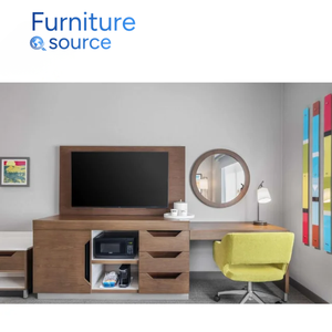 Juegos de Dormitorio de Lujo Estilo Hotel Hampton Inn - Elegantes Muebles de Dormitorio con Laminado de Madera Contrachapada - Muebles Hechos a Medida en Vietnam - Product Image 1