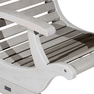 Sedia da giardino in eucalipto grigio Driftwood - Product Image 5