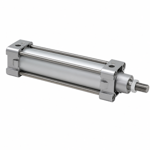 Cylindre pneumatique industriel à double effet avec tige en acier inoxydable pour équipement d'automatisation de brochage, provenant du Gujarat - Product Image 4