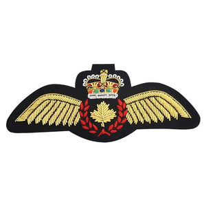 Badges brodés 3D faits main sur mesure en fil de bouillon avec couleurs de logo personnalisées, tissu toile de haute qualité, service OEM/ODM en gros - Product Image 1