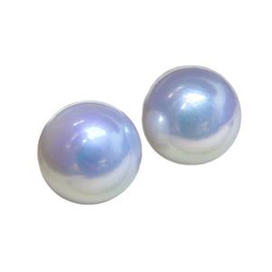 Pendientes de Perlas de Agua Dulce de 11-12 mm de Zhuji, Plata S925 con Luz Intensa y Pequeñas Imperfecciones, Diseño de Oreja, Venta al por Mayor Transfronteriza - Product Image 5