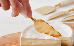 Modern <b>Cheese</b> <b>Knife</b> <b>Set</b> With Marble Handles Stainless Steel Blade Durable Kitchen Tools For Dining Use Tableware And Hotel Use - Product Image 6