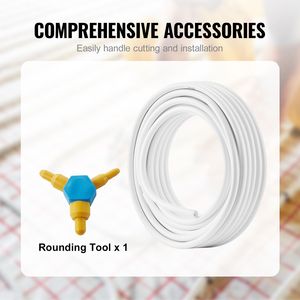 Tube PEX AL PEX 82 pieds, diamètre 5/8, tuyau composite aluminium-plastique, épaisseur 0,08, pour chauffage radiant, PEX 5/8 pouce, barrière à l'oxygène 0,08 - Product Image 5