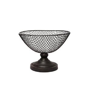 Nouveauté : Panier de rangement pour fruits de luxe en métal de qualité supérieure, style antique, design élégant, avec base en bois, taille et forme personnalisables - Product Image 4