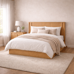 LINEAR RANGE Collection Good Quality Wooden Sleeping Bed Design Luxury Design Bedroom Furniture Vietnamese Supplier - Product Image 1