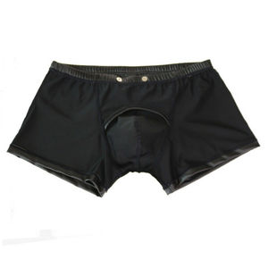 Pantalones Cortos de Cuero Personalizados con Marca Propia, Acabado Mate Suave al Tacto, Piel de Oveja, Venta al Por Mayor, Precio Directo de Fábrica de Lujo en Sialkot - Product Image 5