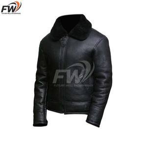 Chaquetas de Cuero Suave Estilo Urbano Personalizadas de Primera Calidad, Nuevas, al por Mayor, con Cierre y Revestimiento, Estilo Vintage para Invierno - Product Image 3