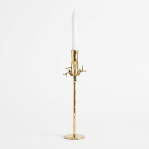 Support de bougie en laiton de qualité supérieure, chandelier à branche pour bougies coniques, décoration d'intérieur, centre de table de mariage, cadeau en gros - Product Image 1