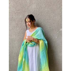Costume classique blanc pour femme en coton respirant et en mousseline de soie, taille XS - Product Image 5
