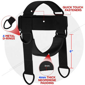 Arnés profesional de acero para cabeza y cuello, ideal para culturismo y entrenamientos de gimnasio, con marca personalizada de fábrica, suministro al por mayor. - Product Image 3