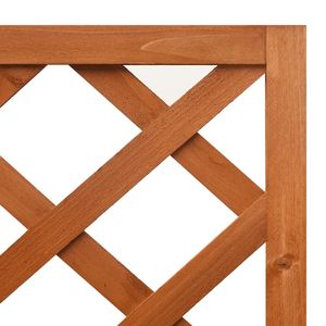 Jardinière triangulaire moyenne en bois de sapin massif, aspect naturel - pour pots de fleurs et jardinières - Product Image 5