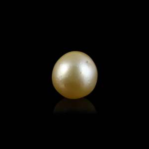Natural Golden Pearl 4.2 Carat Loose Gemstone 11mm for Fine Jewelry - Product Image 2