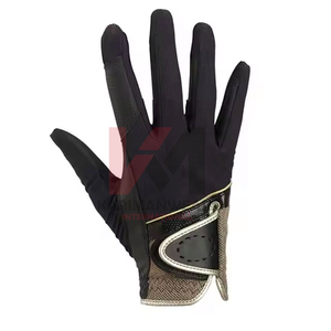 Gants d'équitation de luxe en cuir véritable, gants d'équitation professionnels pour hommes et femmes cavaliers - Product Image 1