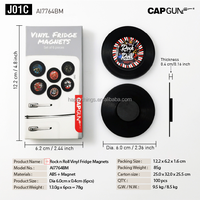 6PCS Faible QUANTITÉ MINIMALE DE COMMANDE Des Douanes Rétro Vinyle CD Dossier Réfrigérateur Magnétique Des Aimants
