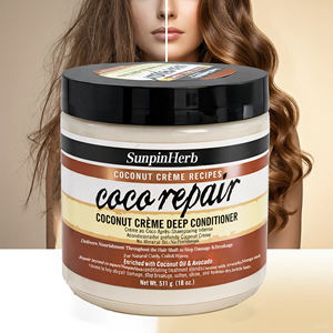 Crema Reparadora de Coco para el Cabello, Detiene el Daño y la Rotura, Desenreda, Nutre y Rizada el Cabello, Acondicionador Profundo para Rizos Naturales - Product Image 6